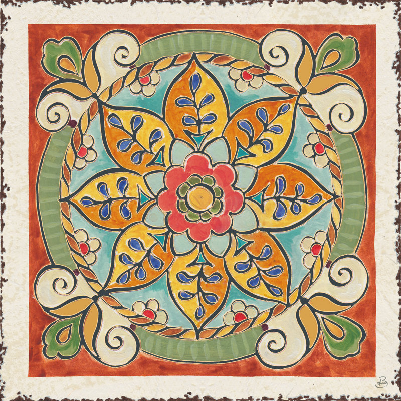 Mediterranean Flair VIII by Daphne Brissonnet - Wrapped Canvas Painting, 76cm H x 76cm W