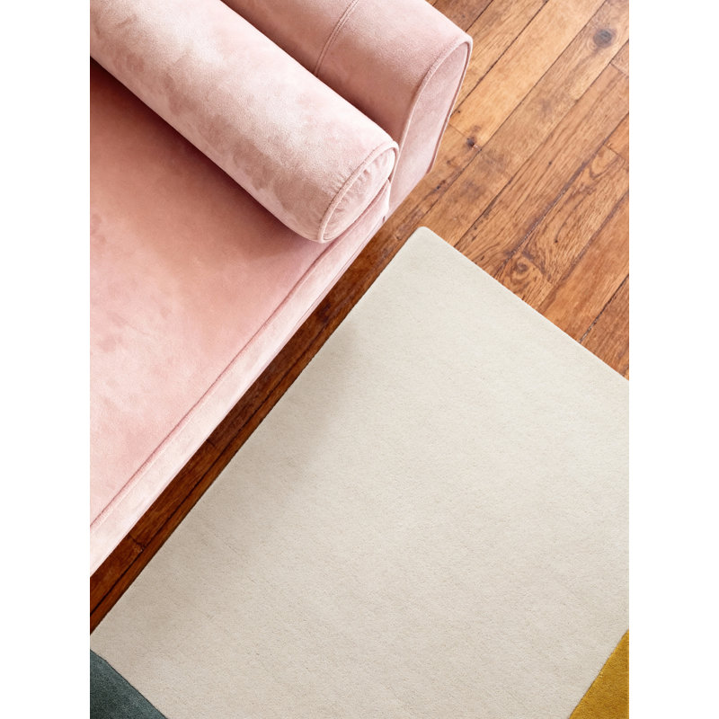 Deveshi Geometric Wool Hand Tufted Area Rug, Rectangle 160 x 230 cm