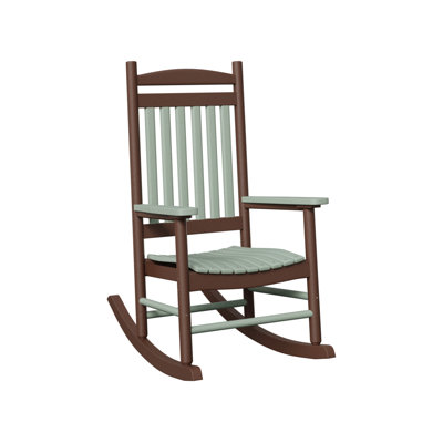 Casual Back Outdoor Rocker Chair