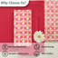  Ensemble de 4 serviettes de table Fuchsia Elements-341490249-341490251