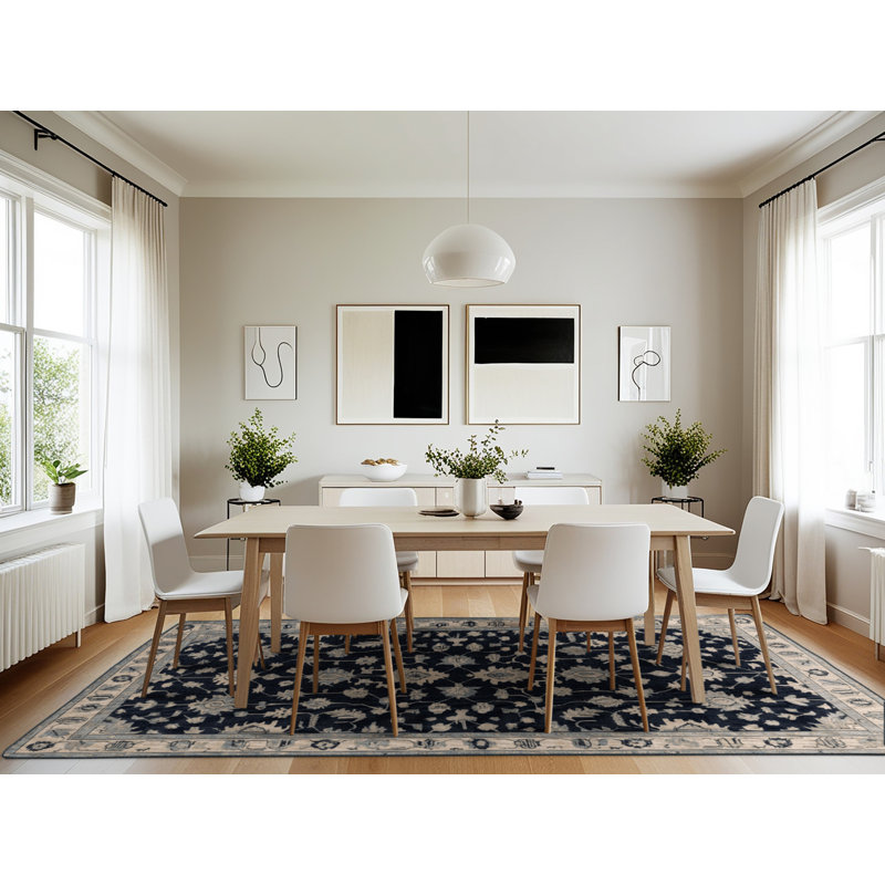 Machine Washable Overdyed Gray Area Rug, Rectangle 7' x 10'