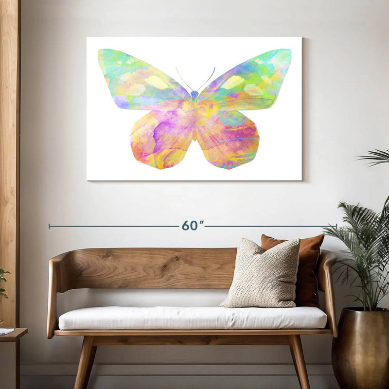 Brampt Rainbow Butterfly, 30" H x 45" W