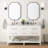 60" Robertson Double Bathroom Vanity - Cabinet Only-99528901