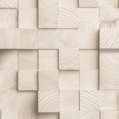 Papier peint blocs de bois
