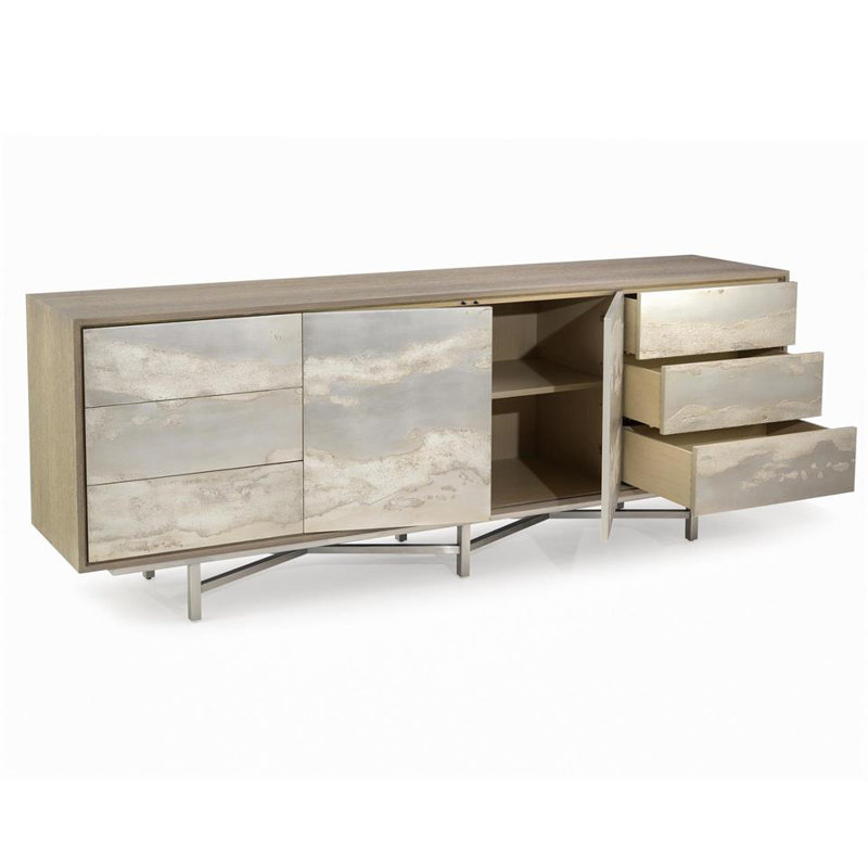 Audley 94.5'' Solid Wood Sideboard