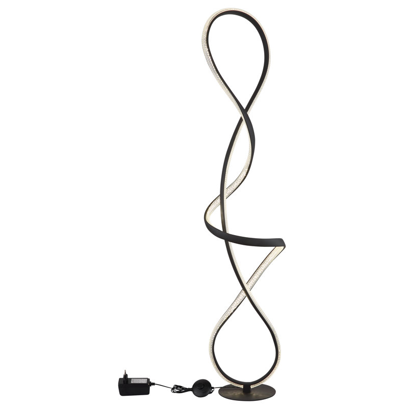 133cm Matte LED Novelty Floor Lamp, Black
