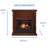 Zellmer 44'' W Ventless Fireplace-845640348