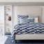Herringbone Navy/Ivory Handwoven Indoor/Outdoor Rug-16308087