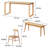 Mascaro Rectangular 31.49'' W Dining Set-2067588353