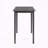 Acacia Wood Dark Gray Square Bar Table