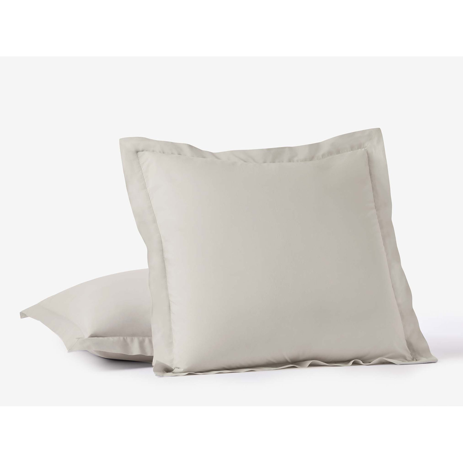 Refined Organic Classic Organic Percale Sham, Euro, Stone