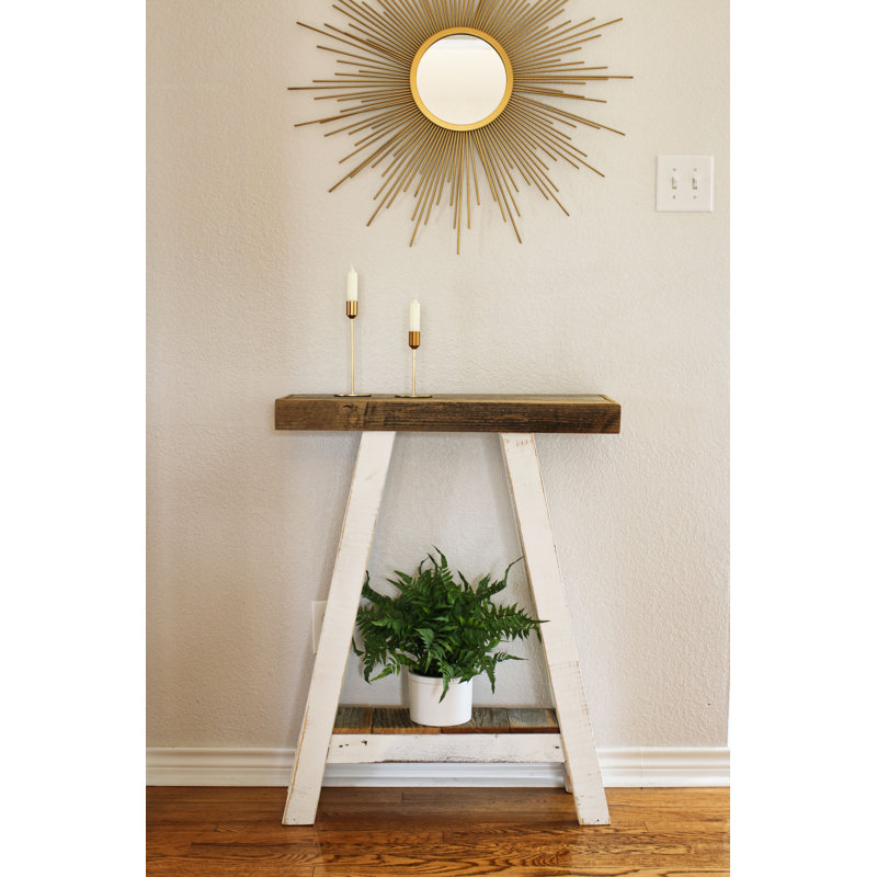 A-Frame Counter Height Console Table, 36" H x 28" W x  10" D