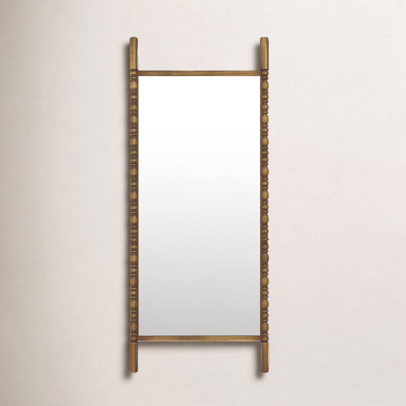 Galey Alix x Livabliss Bennet Mirror, 73" x 30", Brown Wood