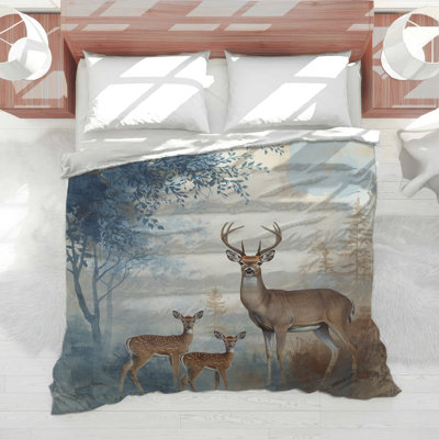 Édredon Forest Deer Family