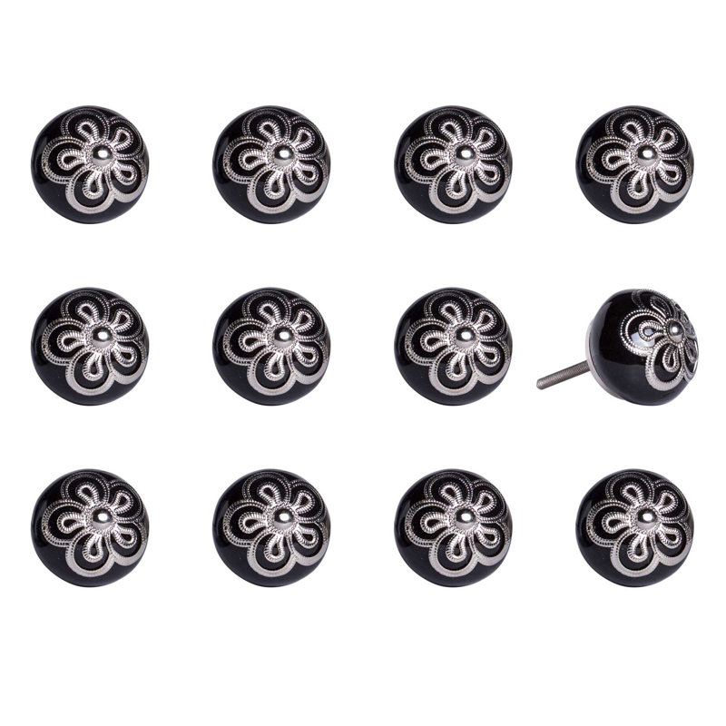 Belmiro Handpainted 1 1/2" Diameter Round Knob Multipack