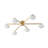 Priella Mid-Century Brass Ellipse Glass Semi-Flush Mount-624122903-613010927