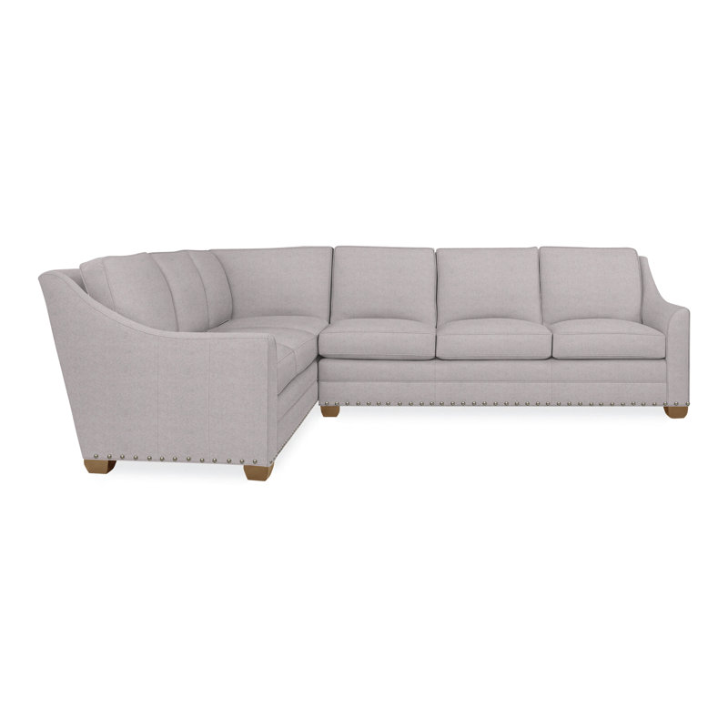 American Bungalow 2-Piece Nicholas Sectional, Yes, Hampton, Nadia Linen