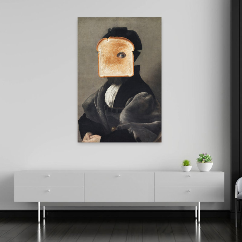 Art mural rétro surréel, 60" H x 40" W