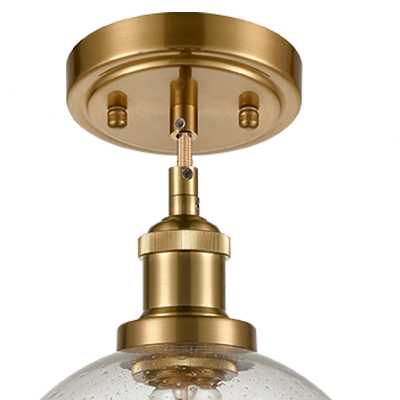 Seeded Glass Pendant Light