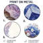 Brookdene - Cristal rond, art mural en métal-720320384