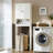 Over The Toilet Storage Cabinet, Over Toilet Organizer with Fluted Doors Bathroom Organizers and Storage Above Toilet Storage Cabinet (Cream White)-1295325399