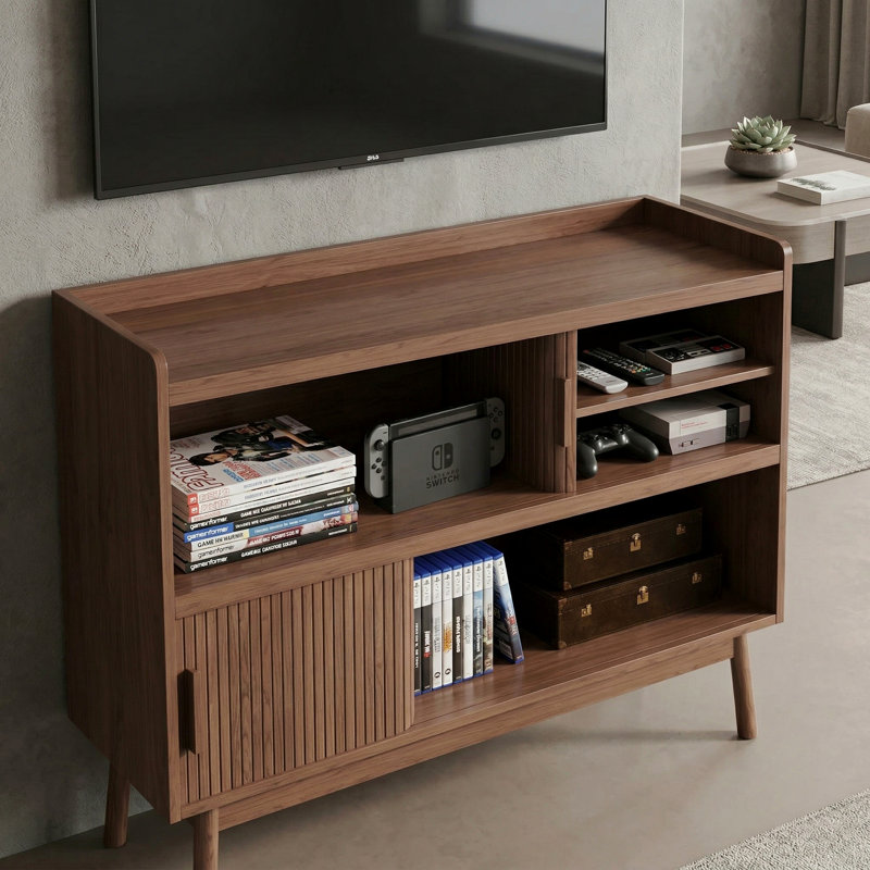 Tv Stand For Tvs Up To 55'' With Storage Cabinet