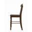 Tabouret à hauteur de comptoir en noyer