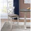 Chaise d'appoint rembourrée en laine Danian-1716910913