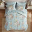 Ensemble de 7 pièces à motif floral grand format 7 pièces, bleu doux-134532976-134532980