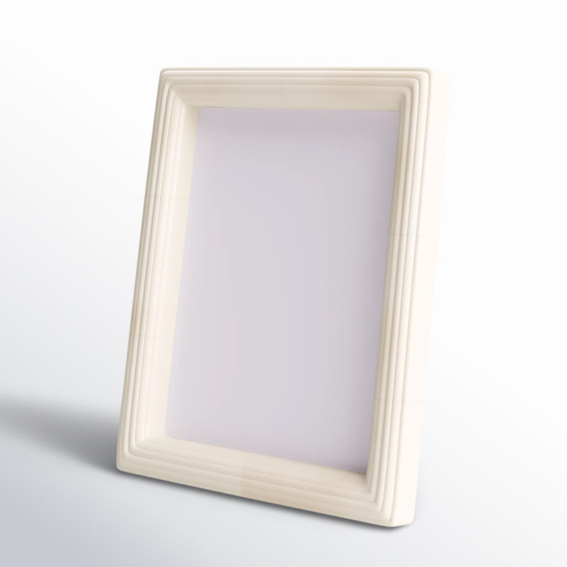 Zuriah Bone Matte Picture Frame, White, 5" x 7"