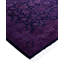 Overdyed Hand-Knotted Wool Modern-Contemporary Purple Area Rug 4' 1" x 6' 4"