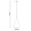Dabrielle 1 - Light Polished Chrome Teardrop Pendant-1554730865