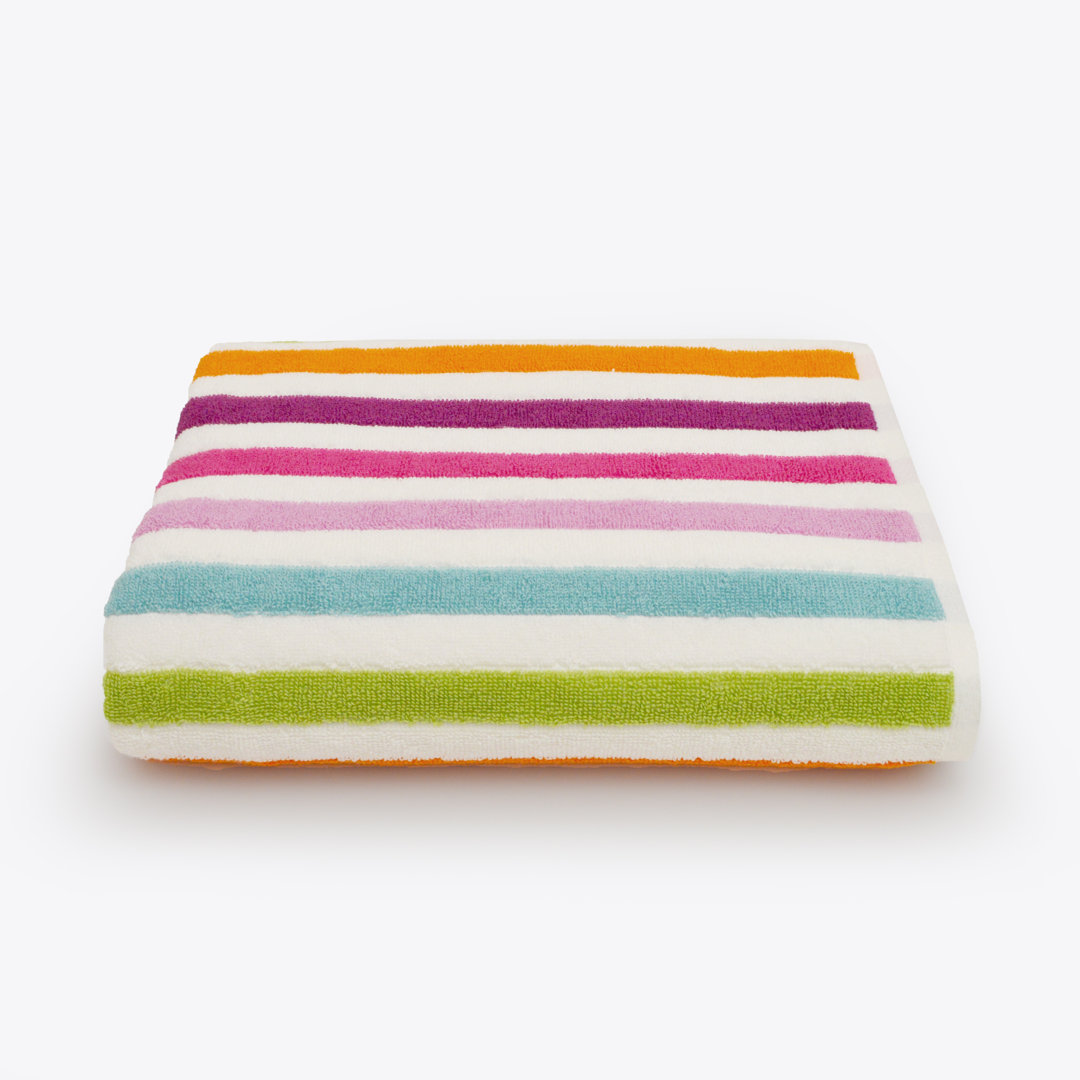 B&Q -  Cali Multicoloured Striped Bath Sheet Towel - Image 6