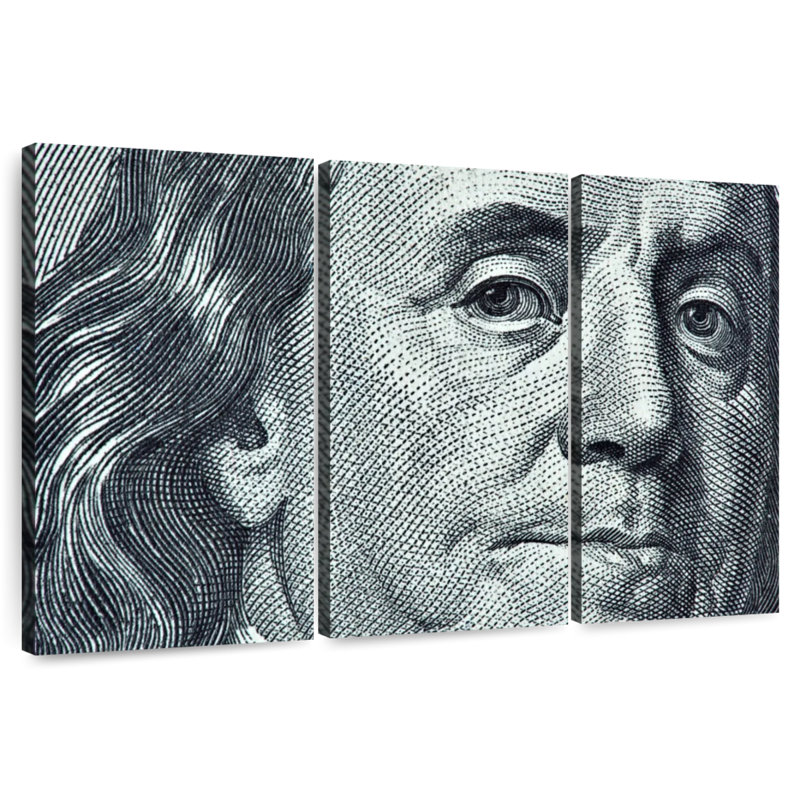 Leisha Benjamin Franklin, 48" H x 74" W