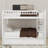 Full Over Full Bunk Bed With Drawers, Convertible Beds-800737852