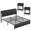 3 Pieces Bedroom Set Bed Frame And Nightstand Set-1809470779-1767379313