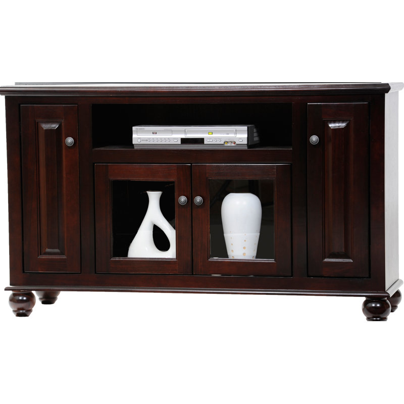 Spoffo Unfinished TV Stand for TVs up to 60", Gray