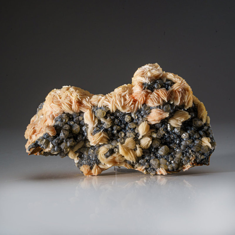 Barite with Cerussite from Mibladen, Haute Moulouya Basin, Midelt Province, Morocco
