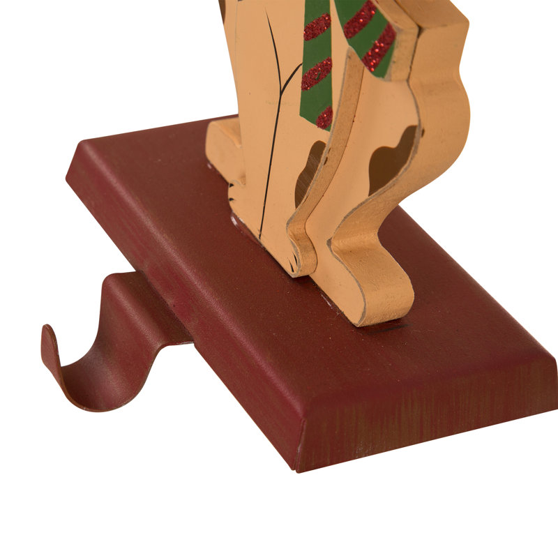 Porte-chaussette pour chien en bois / métal H 7,76 po