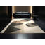 Tapis beige doux et moelleux à motif géométrique de formes géométriques minimalistes-1973511082