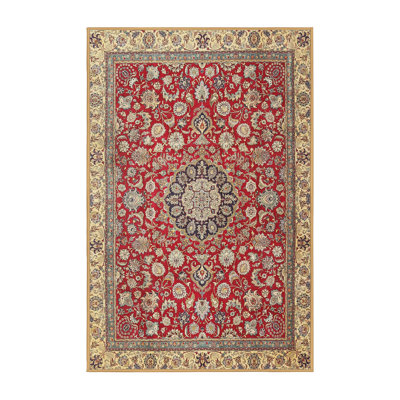 Tapis traditionnel mehroon/noir/bleu Bonelli