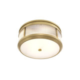 Rousseau Glass Flush Mount