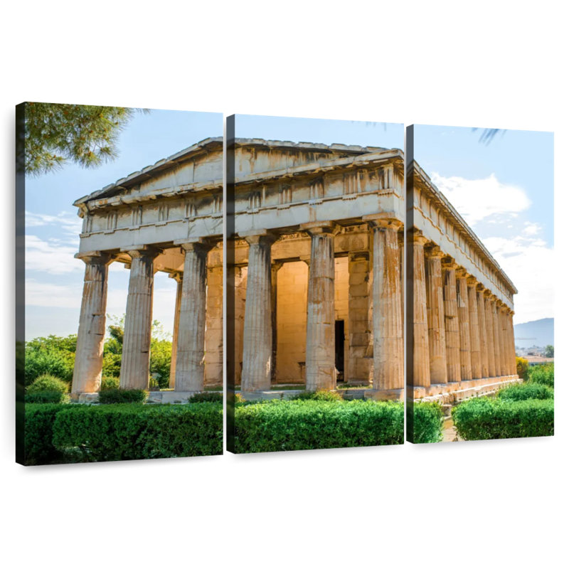 Temple Of Hephaestus, 24" H x 38" W