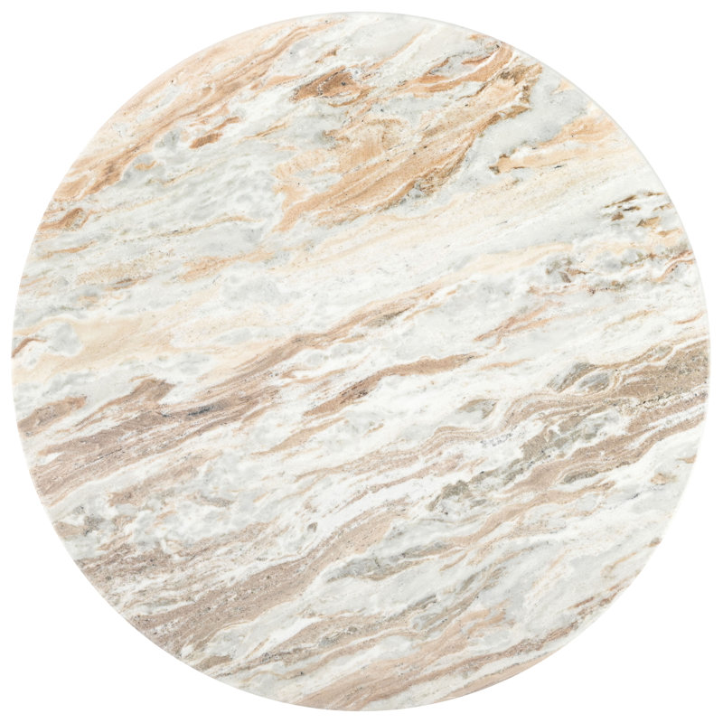 Tylee Single Coffee Table, Natural Marble