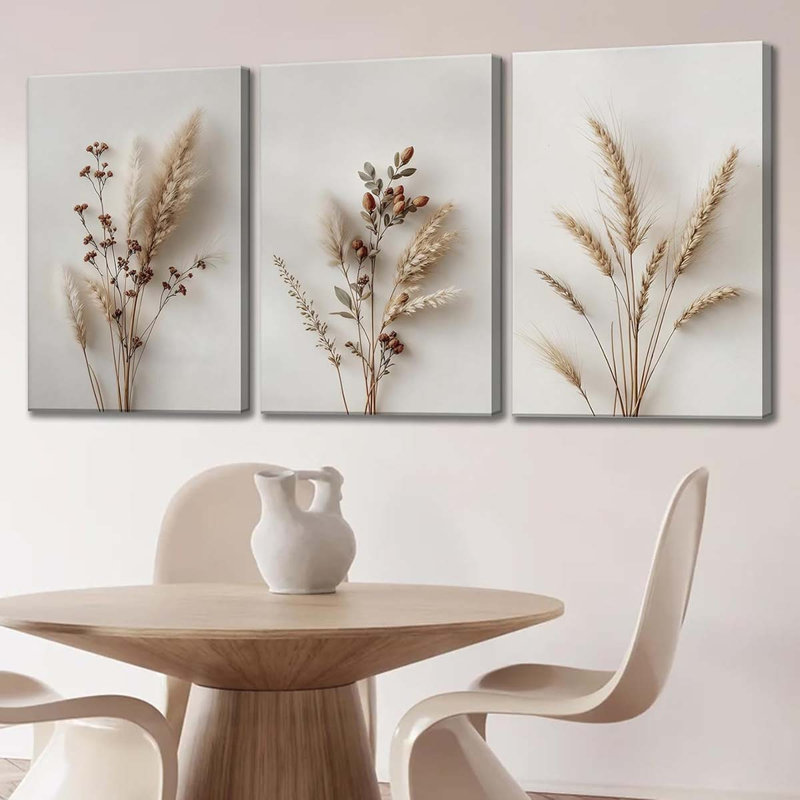 3 Piece Wrapped Canvas Print, 60 cm H x 40 cm W