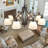 8-light Steel Dimmable Classic / Traditional Chandelier-1126859433