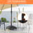 37L Capacity Patio Umbrella Base Stand