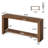 63-Inch Solid Wood Console Table