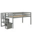 Lit mezzanine avec escalier-117067310