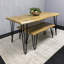 Arizona Dining Table and 2 Benches Set-668828557